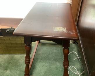 #53 Wood End Table - 14x24x20 (as is finish) $25.00