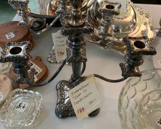#169 International Silver Co. Candelabra $40.00
#170 International Silver Co. Candelabra $40.00