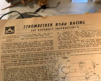 #139 Strombecker Road Racing Track Set - as is $65.00
