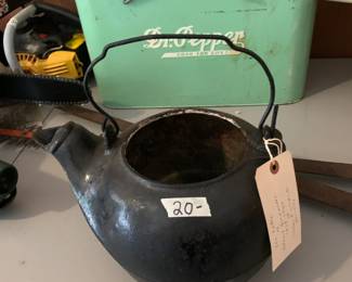 #186 Iron Tea Kettle $20.00