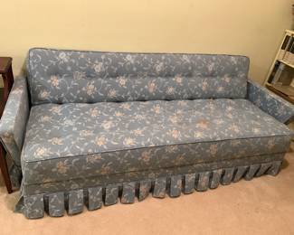 #119 Blue Storage Sofa - Upstairs - 82" - You Move $30.00