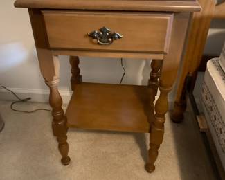 #16 bedside table with 1 drawer 17x13x27 $35.00