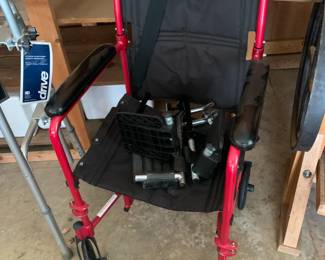 #196 Everest Transport Wheelchair $30.00