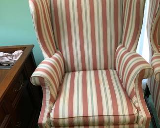 #35 Hickory Hill Wingback Chair - (as is stained) $30.00
#36 Hickory Hill Wingback Chair $75.00