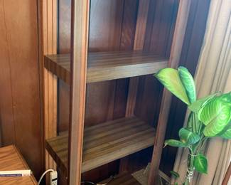 #84 Wood 3 shelf Bookcase w/laminate Shelves - Lite Shelf - (grow lights) - Handmade - 25.5x12.5x60 $20.00