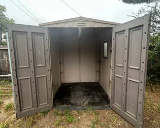 Inside shed number one.