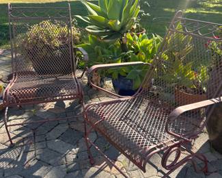 Vintage patio chairs
