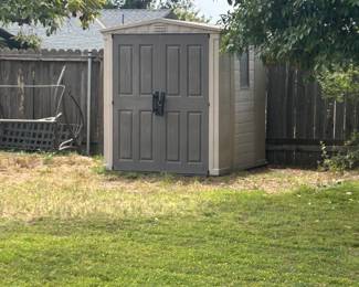Shed one.