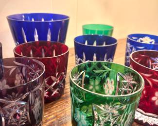 Crystal Cut to Clear Glasses