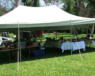 So many items, we had to add a tent! This sale will be something! Don't miss it.
