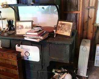 Old cast iron stove