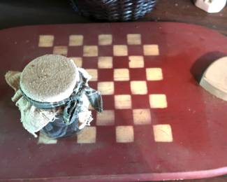 Old checker board