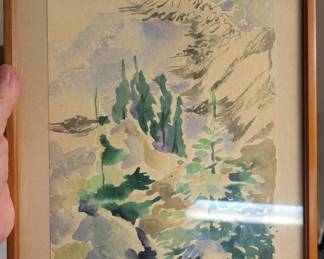 Signed oil painting