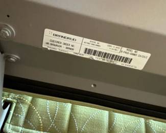 Brandrud mark. Herman Miller bought out Brandrud in 2007. This sofa was made in 2011