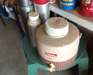 Thermos and coolers
