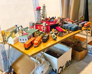 Lionel trains and accessories, including track