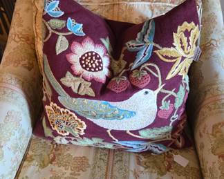 Cute embroidered pillows