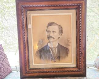 Large portrait of a handsome gentleman