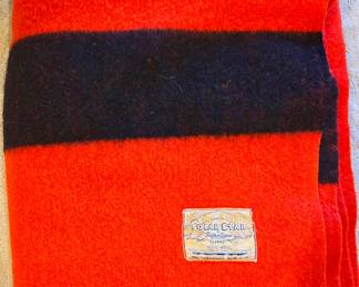 Vintage wool blanket.