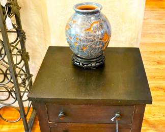 Antique sewing cabinet