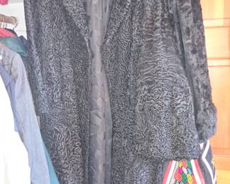 Vintage lamb coat