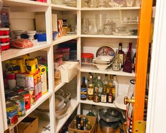 Pantry- kitchen & entertaining items