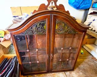 Antique China hutch. Bottom not pictured
