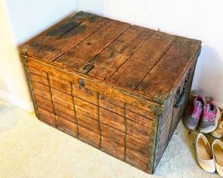 Unique wooden chest