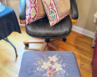 Needlepoint stool