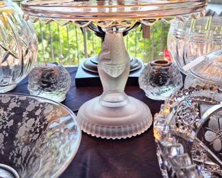 EAPG Hobbs tree of life cake stand