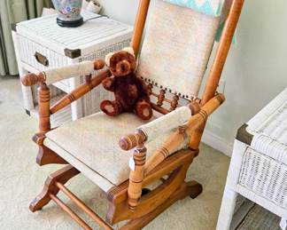 Antique spring rocker