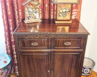 Antique music cabinet