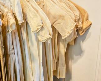 Antique children's clothing.
