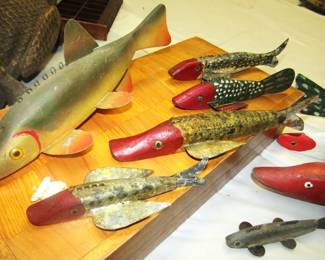 Spearing decoy by Ed Schultz (1880-1966)