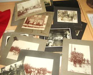 antique Logging, Sports, Railroad, etc. photos
