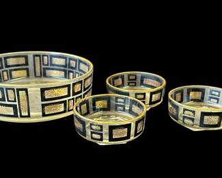 Vintage glass bowls