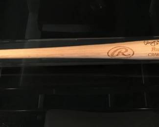 Anaheim Angels opening day signed baseball bat