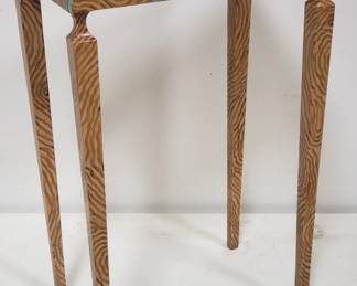 Vintage side table with tapered legs