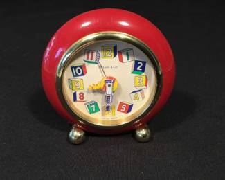 Tiffany & Company desk clock