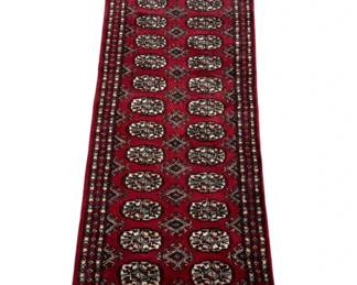 Vintage Pakistani style runner rug