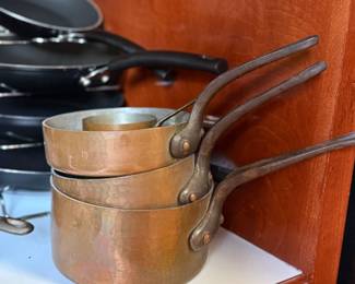 Copper pots