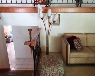 Mid century modern tulip floor lamp