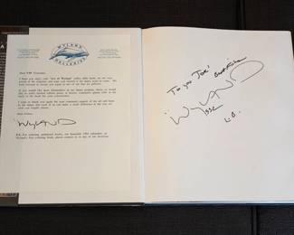 Wyland book - signed with letter of authenticity