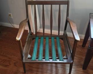 1960s mid century modern lounge chairs (not reproductions)