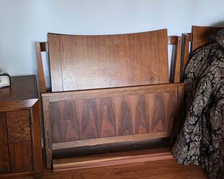 Lane mid century modern twin beds (two available)