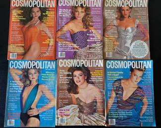 Vintage Cosmopolitan magazines (1980s)