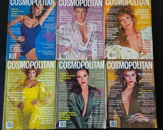 Vintage Cosmopolitan magazines (1980s)