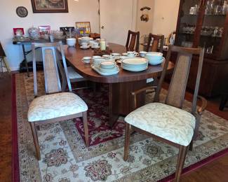 Lane mid century modern dining set
