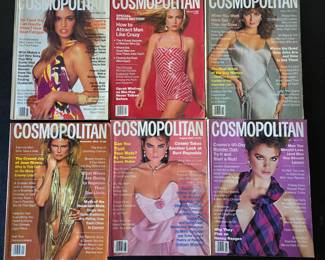 Vintage Cosmopolitan magazines (1980s)