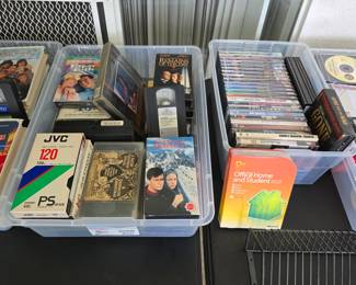 VHS tapes